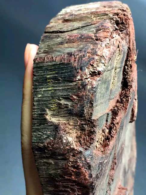 小叶紫檀原木拆房老料可以看出岁月留下的痕迹
