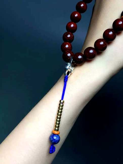原创饰品【景琅】印度小叶紫檀佛珠手串36颗10mm手链