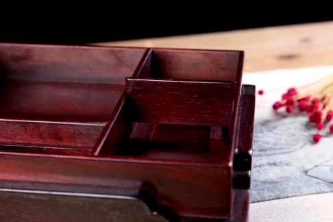 传家宝多宝盒,也叫机关盒多格收纳暗榫锁栓传统木匠工艺榫卯结构