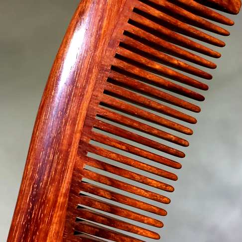 印度小叶紫檀经典木梳传统工艺榫卯结构简单好梳