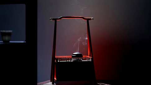 红花梨·提篮式茶柜