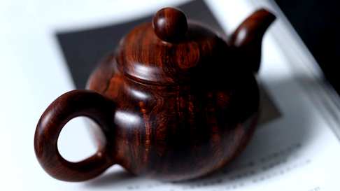 海黄|茶壶,一把茶壶,显东方意蕴 一身纹理,展大河江山 ,长13.2c