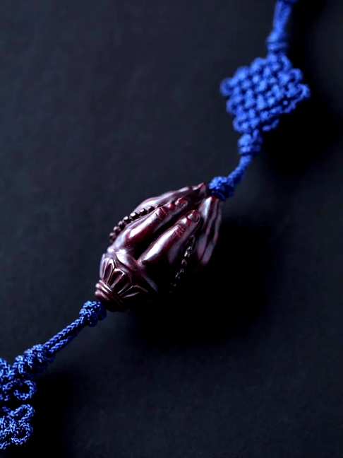 【5552】紫油梨海黄108颗10mm念珠纹理清晰降香味十足重