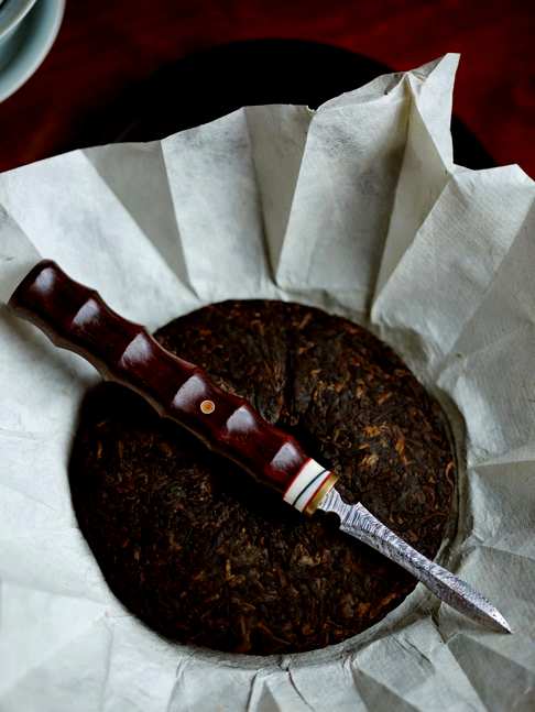 小叶紫檀竹节·茶刀,茶刀,茶人的兵器,匠人的情怀竹节设计翩翩