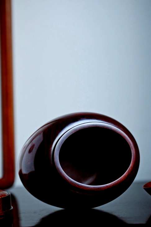 小叶紫檀x缅花|茶叶罐,千目多层打磨,料质油润细腻 罐盖嵌满瘤疤