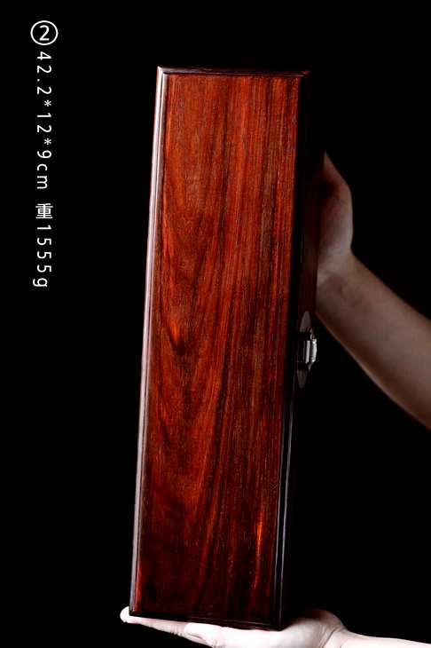 大红酸枝【首饰盒,整器独板制作,板厚0.8cm超结实,榫卯结构,料质