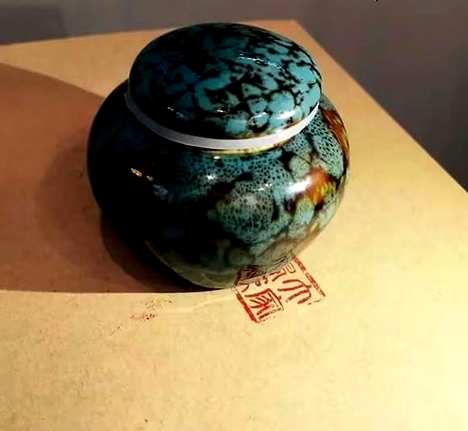 小叶紫檀【称心如意】印章送陶瓷罐子包装