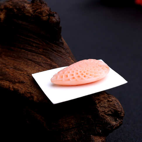 MISU粉红珊瑚戒面--红珊瑚-MISU-B107217C04006