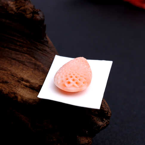 MISU粉红珊瑚戒面--红珊瑚-MISU-B107217C04006