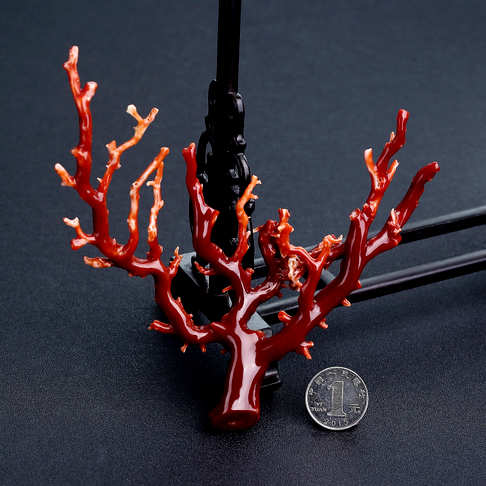 阿卡深红珊瑚树枝摆件--红珊瑚-阿卡-B107317F06010