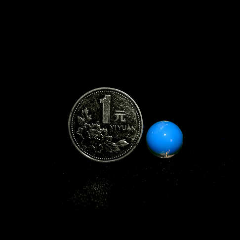 12mm多米尼加蓝珀圆珠--琥珀-蓝珀-B010816L10026