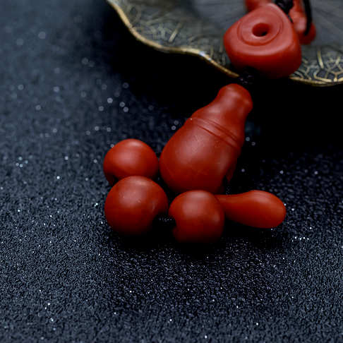 柿子红南红配件套装-南红玛瑙-保山南红-B02R817L28010