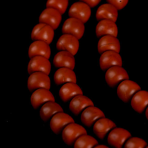 包浆料南红老形珠多圈手串-南红玛瑙-四川南红-D02CG20H07002