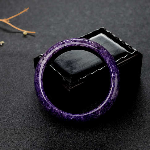59.5mm紫龙晶平安镯--水晶-B04F917F09004