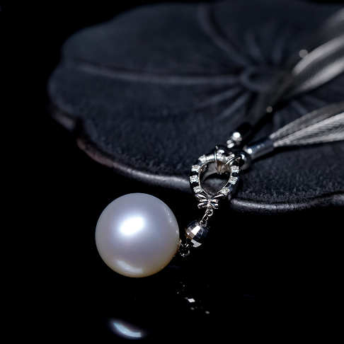 海水白色珍珠项链--珍珠-海水珠-F38V918D17008