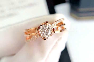 金750钻石戒指是什么材料？ 材料-钻石戒指