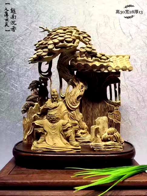 《义薄云天-关公》【材料】采用越南沉香 雕工精湛 形态神似