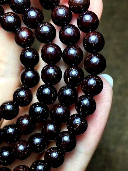 小黑珍珠颗颗精选让您无可挑剔小叶紫檀0.6-108颗老料多金星.