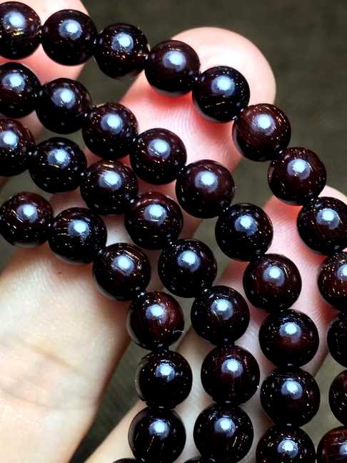 小黑珍珠颗颗精选让您无可挑剔小叶紫檀0.6-108颗老料多金星.