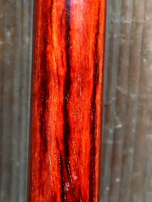 小叶紫檀一一拐杖整料取材材质细腻手感舒适带金星送长辈佳品尺寸长9